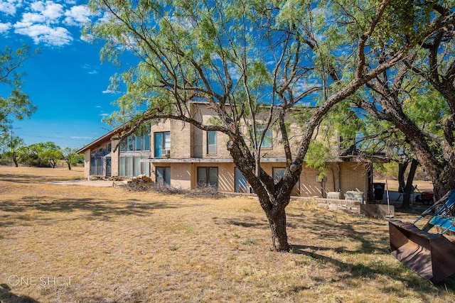 view of back of property