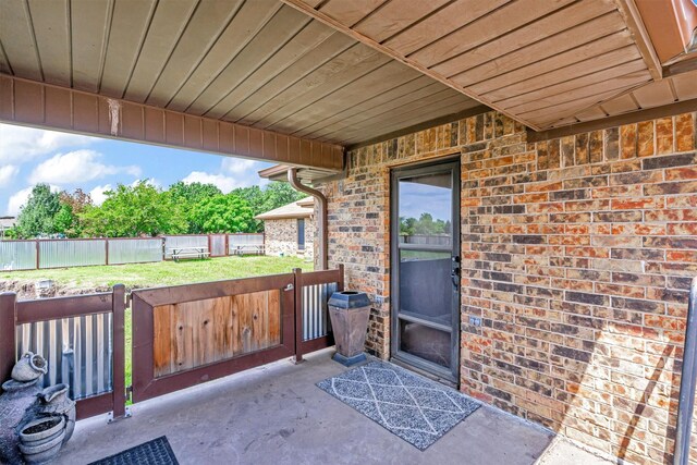 view of patio / terrace