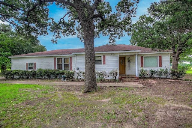 view of ranch-style house