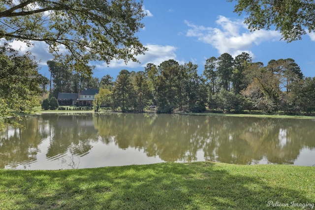 view of property view of water