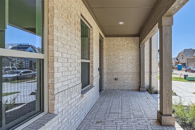 view of patio / terrace featuring covered porch