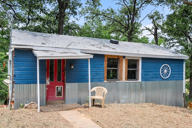 view of front of home