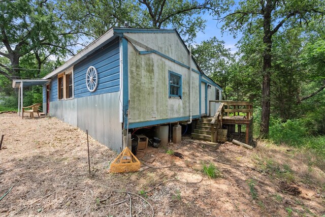 208 Waikiki Trl, Tool, TX 75143 - view of property exterior with a wooden deck