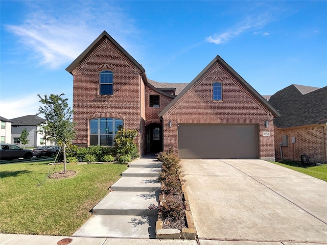 front of property with a front lawn