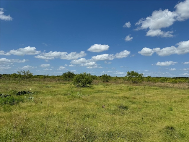 view of landscape featuring a rural view