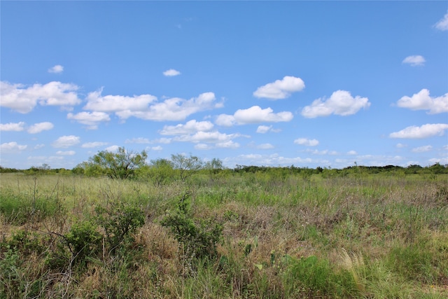 view of landscape featuring a rural view