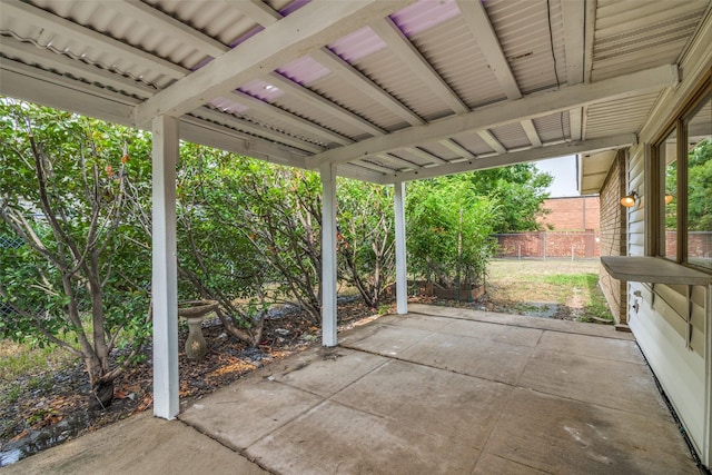 view of patio