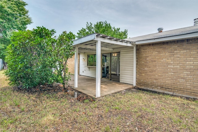 exterior space with a patio area