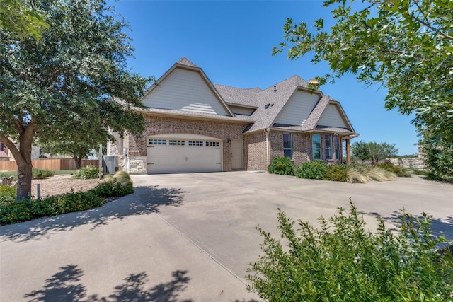 craftsman-style house featuring a garage