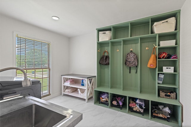 view of mudroom