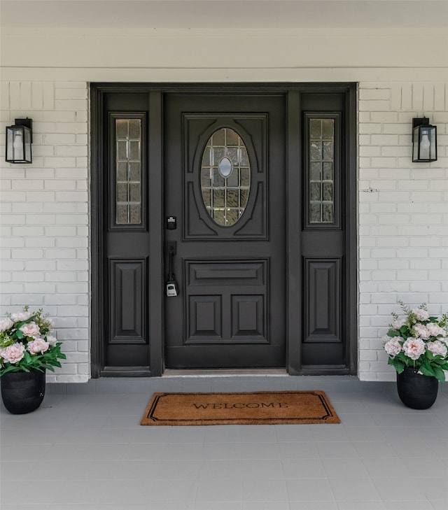 view of entrance to property