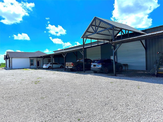 view of car parking