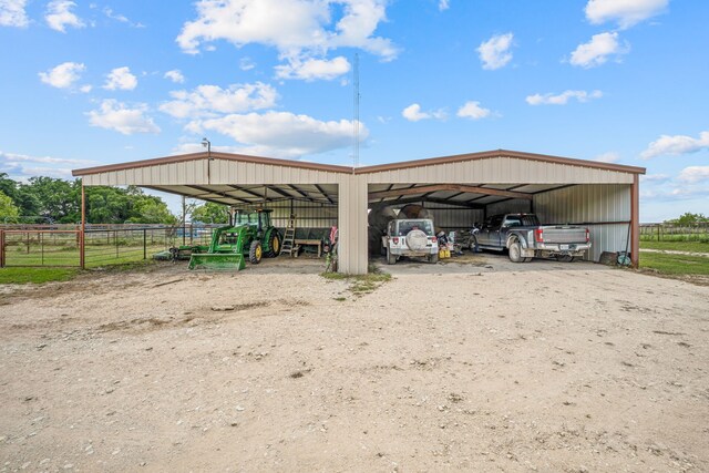 view of vehicle parking