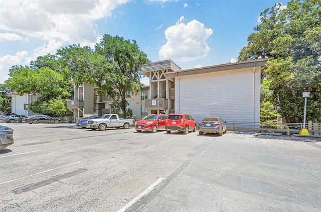 view of car parking