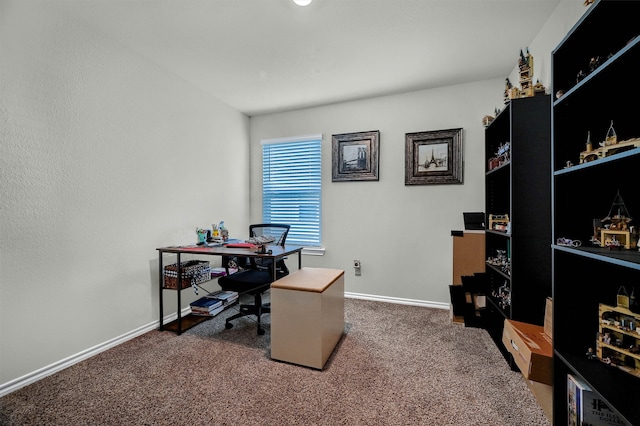 office with carpet floors