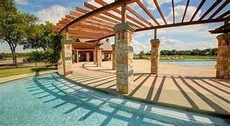 view of pool featuring a patio area and a pergola