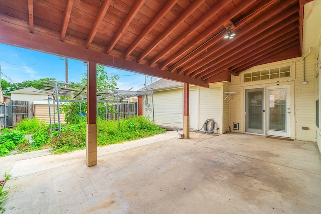 view of patio