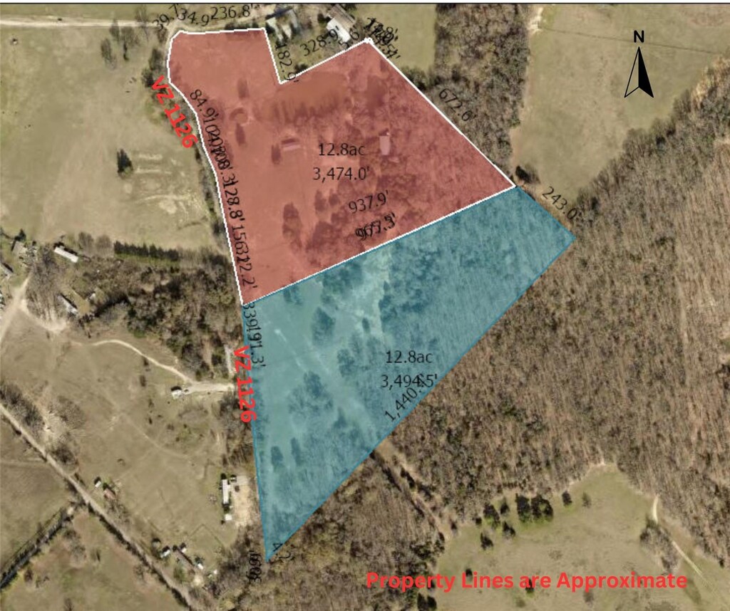TBDLOT412.82ACRES/- Vz County Road 1126, Fruitvale, TX 75127