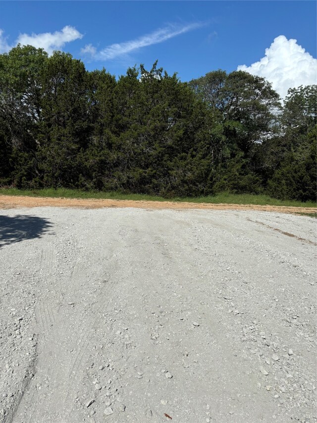 view of road