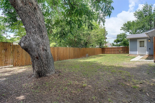 view of yard