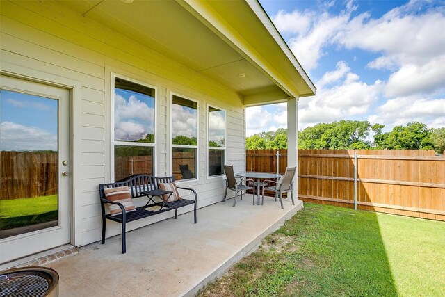 view of patio