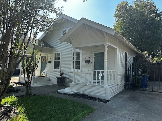 view of front of home