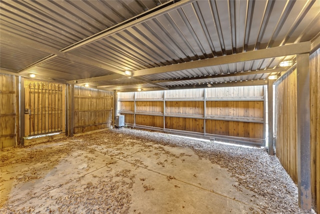 view of horse barn