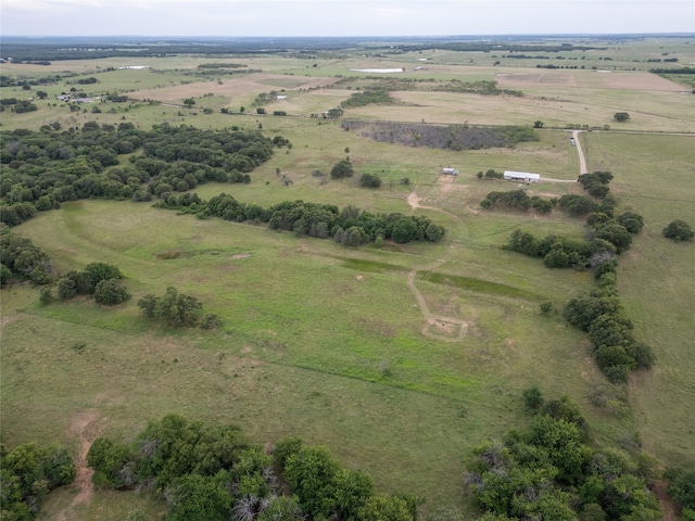 drone / aerial view featuring a rural view