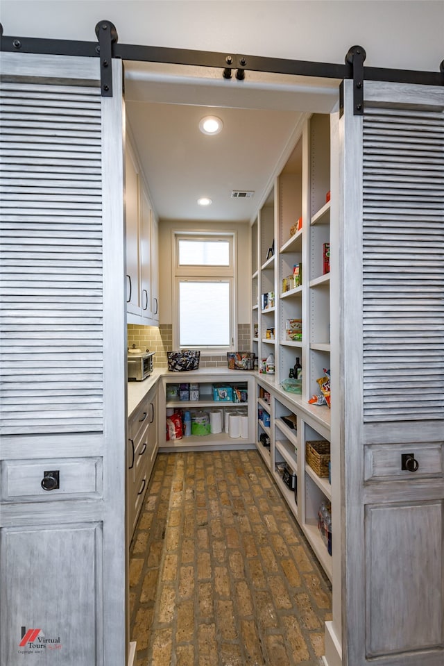 view of pantry