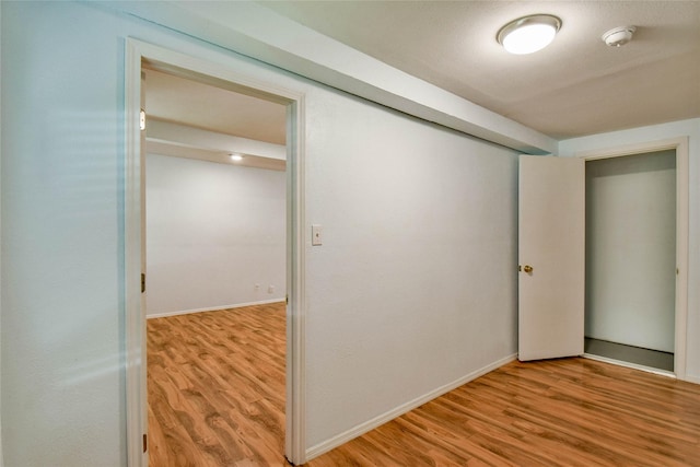 interior space featuring light hardwood / wood-style flooring