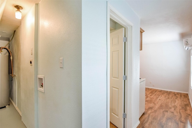 hallway featuring light hardwood / wood-style floors