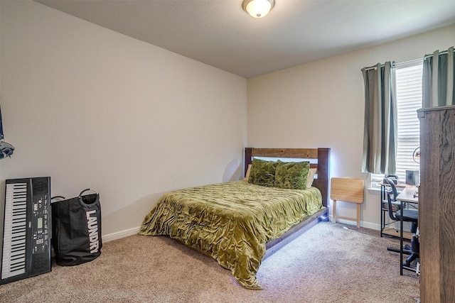 bedroom featuring carpet floors