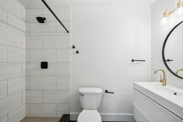 2905 Bilglade Rd, Fort Worth, TX 76133 - full bath featuring tiled shower, vanity, and toilet