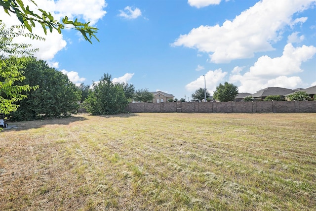 view of yard