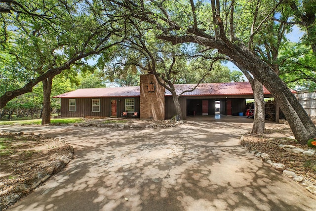 view of ranch-style house