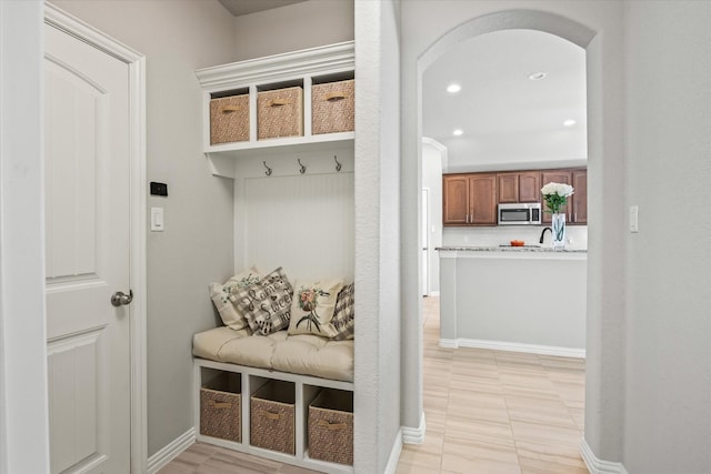 view of mudroom