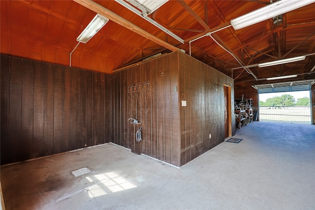 view of horse barn