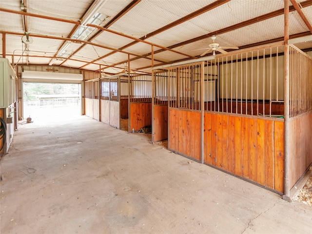 view of horse barn