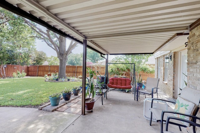 view of patio