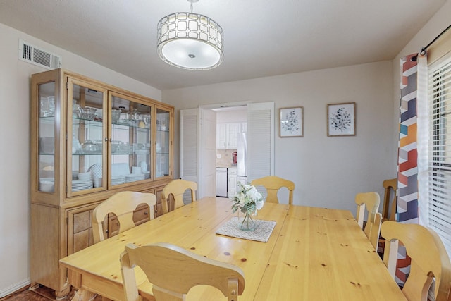 view of dining room