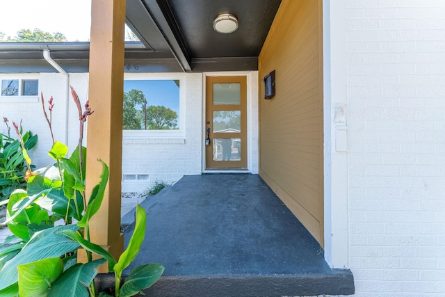 view of entrance to property