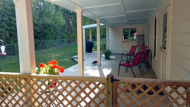 view of patio