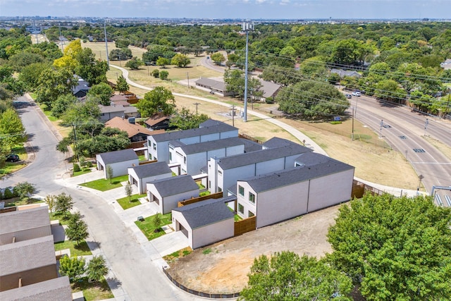 drone / aerial view featuring a residential view