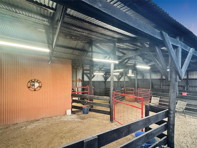 view of stable