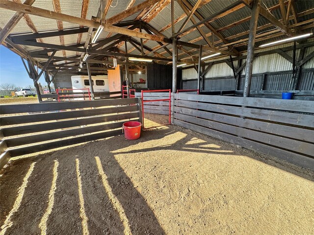 view of stable