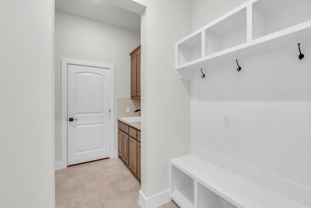 view of mudroom