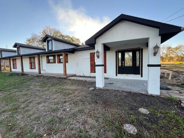 view of rear view of property