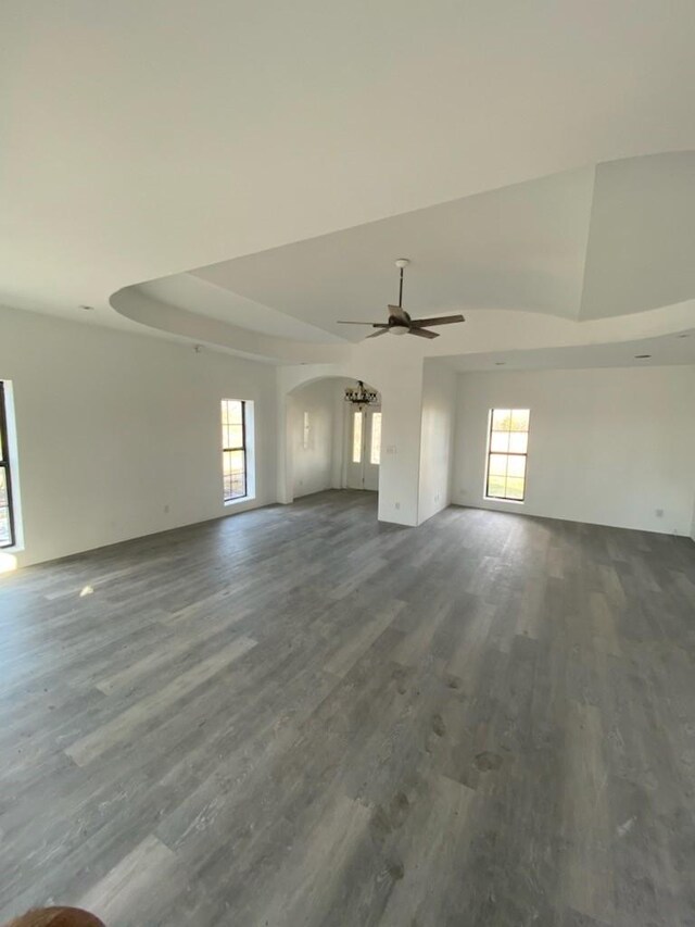 kitchen featuring sink, white cabinets, and dark hardwood / wood-style flooring