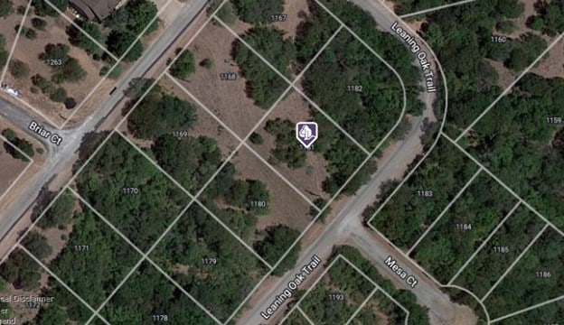 1181 Leaning Oak Trl, Whitney TX, 76692 land for sale