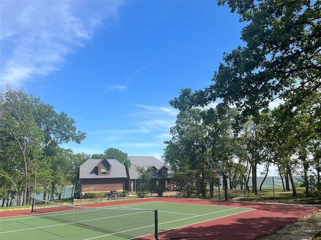 view of sport court